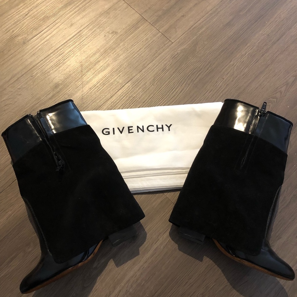 Givenchy leather and suede boots